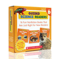 Learning music guided Science Reader Level D 16 volumes boxed graded reading enlightenment reading English original academic guided Science Readers D science guided reading small set 3-7 years old