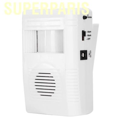 Superparis Human Body Induction Infrared Sensor Alarm Door Entry Welcome Greeting Doorbell Motion Detector