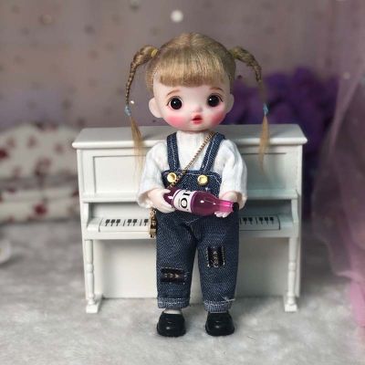 18 BJD Doll Movable Jointed 3D Eyes With Clothes Shoes Wig Hair Accessories DIY Makeup Princess Model Girls Toys Gifts