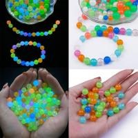 6-12mm Mix Color Acrylic Luminous Beads Loose Spacer Beads DIY Necklace celet Making