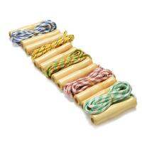 214cm Sports Skipping Rope Wood Grip Handle Children Kid Fitness Equipment Training Practice Speed Jump Random Color