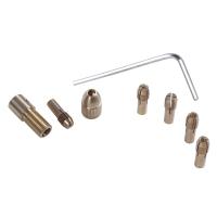 8-Piece 0.5-3mm Drill Chuck Collets Set of Quick Chuck for Mini Tools