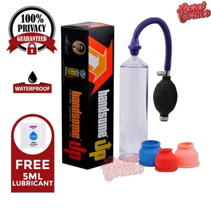 Handsome Up Penis Pump Sex Toy Lazada Ph