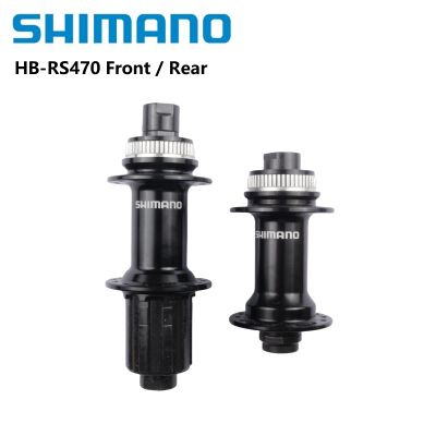 SHIMANO HB-RS470 Depanbelakang 28 Lubang ฮับ1011 Pusat Kelajuan Kunci Cakera Bahbrek 142X12Mm 100X15Mm untuk Agian Menunggang Basikal Jalan