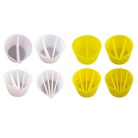 4Pc Silicone Split Cups for Pouring Acrylic Paint Pour Cup 2/3/4/5 Channels Dividers Resin Tools