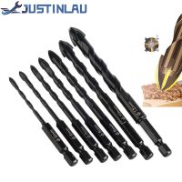 4 Flutes Masonry Drill Bits Tungsten Carbide Tip Ceramic Concrete Drill Bit Set For Glass Tile Brick Plastic and Wood Wall