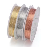 0.2-1mm Tricolor Copper Wire Resistant Strong Line Colorfast Beading Wire For Jewelry Making Supplies and Crafting