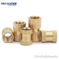 ✙ 10/25/50/100 Pcs Brass Knurl Insert Nut M2 M2.5 M3 M4 M5 M6 Female Thread Copper Molding Knurled Threaded Nuts for 3D Printer