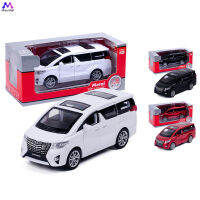 โมเดลรถลากอัลลอยด์พร้อมเสียงเบาประตูเปิดได้แบบจำลองรถ Diecast เครื่องประดับของขวัญสำหรับ VB32483เด็กหญิงเด็กชาย