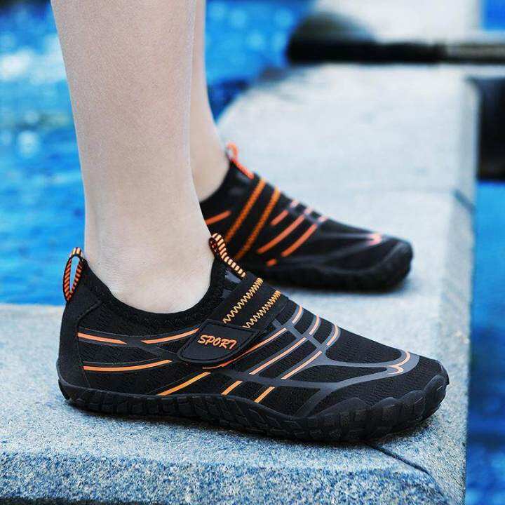 Quick Dry Boys Girls Aqua Shoes Non Slip Beach Wading Sneakers Kids  Breathable Water Sports Shoes For Swimming Surfing 