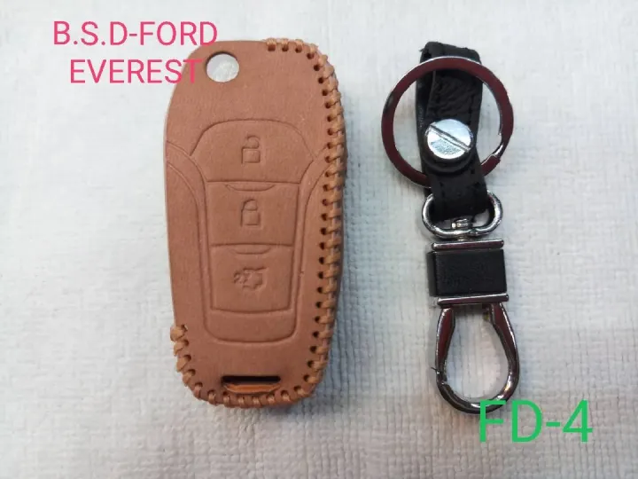 AD.ซองหนังสีน้ำตาลใส่กุญแจตรงรุ่น FORD EVEREST