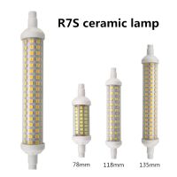 [Qingxin fabrics] R7S LED 6W 9W 12W SMD 2835หลอดไฟ R7s 78Mm 118Mm 135Mm โคมไฟโคมไฟ LED ไฟขั้วเกลียว220V ใช้แทนประหยัดพลังงานหลอดฮาโลเจน