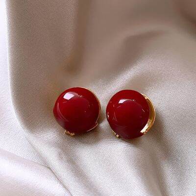 [COD] South Korea Dongdaemun Acacia Earrings Womens Fashion Temperament Earbuckles High-Level Net