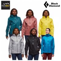 BLACK DIAMOND TREELINE RAIN SHELL - WOMEN’s  เสื้อกันฝน บาง เบา เก็บได้เล็ก ระบายอากาศ เสื้อกันน้ำ