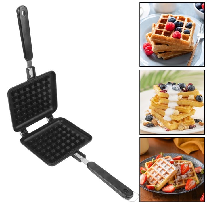 WAFFLE MAKER- Kitchen Non-stick Waffle Molder Home Heating Press Plate ...