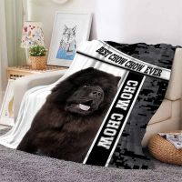 2023 Fashion Animals Flannel Blankets Best Chow Chow Ever 3D Printed Throw Blanket Office Nap Travel Portable Quilts Dropshipping