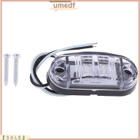 【 Umedf】??【ขายดี】 Lampu Caravan รถพ่วงรถบรรทุกแผ่นเรืองแสงด้านเครื่องหมาย2LED 1ชิ้น