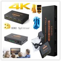 ??HOT!!ลดราคา?? HDMI Splitter 4K ตัวแยกสัญญาณละเอียดสูง เข้า 1 ออก 4 Full HD 3D Video 1X4 Split 1 In 4 Out Amplifier 4K*2K ##ที่ชาร์จ แท็บเล็ต ไร้สาย เสียง หูฟัง เคส .ลำโพง Wireless Bluetooth โทรศัพท์ USB ปลั๊ก เมาท์ HDMI .