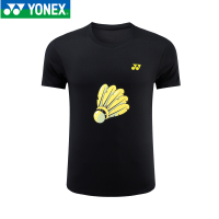 Yonex ชุดเทนนิสใหม่ของเกาหลีใต้เสื้อยืดแบดมินตันชายหญิง2023ชุดกีฬาฤดูร้อนเสื้อยืดวิ่งทางวัฒนธรรมสวมใส่สบายแห้งเร็วซึมซับเหงื่อ