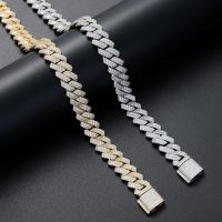 13mm 16inch 18inch 20inch 22inch  Iced Out Bling Bling Cuban Chain Hip Hop Micro Pave Chain Necklace Jewelry For Men BC004 Fashion Chain Necklaces