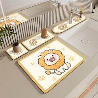 Kitchen Draining Mat Tableware Dishes Placemats Water Control Mat Pantry Tabletop Coffee Table Top Diatom Mud Absorbent Coaster