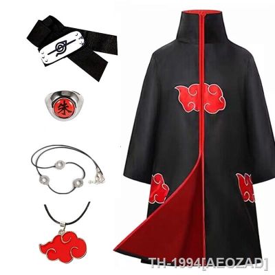 AEOZAD อะนิเมะคอสเพลย์เครื่องแต่งกาย para Crianças Ninja Wizard Robe ญี่ปุ่น Escolar Trajes de Halloween Tiaras Colares Anéis Adulto Criança