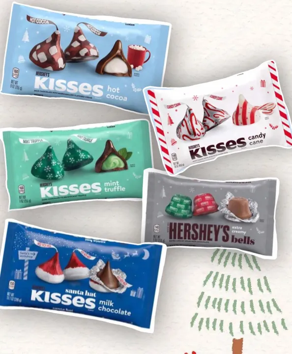 HERSHEY'S KISSES [Collection Christmas] ช็อกโกเเลตเเท้จาก USA | Lazada ...