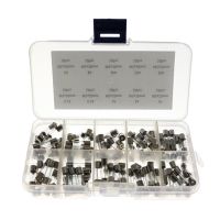 XMM-5x20 5v 1a Fast-blow Cartridge Glass Fuses With Plastic Box 100pcs With Storage Box