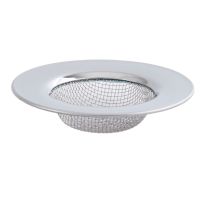 1Pc Kitchen Sink Strainer 6.4CM Stainless Steel Sink Drain Cover Drainer Basin Filter Mesh Sink Strainer for Bathroom Shower