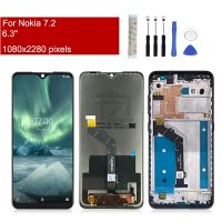 For Nokia 7.2 LCD Display Touch Screen Digitizer Assembly With Frame TA-1193 TA-1178 Lcd Screen Replacement Repair Part