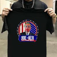 The JoeKer Thats Running America Anti Biden O-Neck Cotton T เสื้อผู้ชายลำลองแขนสั้น Tees Tops Harajuku Streetwear คุณภาพสูง