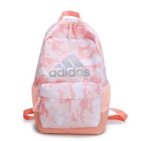 ADIDASกระเป๋าเป้ กระเป๋าเป้สะพายหลัง กระเป๋านักเรียนชายและหญิงทนต่อการสึกหรอความจุขนาดใหญ่ กระเป๋าเดินทาง ขนาด 18 นิ้ว