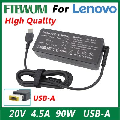 USB อะแดปเตอร์ชาร์จแล็ปท็อป20V 4.5A 90W สำหรับ Lenovo IdeaPad G700 G710แหล่งจ่ายไฟ ADLX90NLC3A/ADP-90XD B/ideapad G500/PA-1900-72 Yuebian