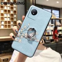 สำหรับ Vivo Y02เคสโทรศัพท์ใหม่เงาดอกไม้ Bling Soft เคสโทรศัพท์ Vivo Y02 2022พร้อมแหวนใส่นิ้วผู้ถือ