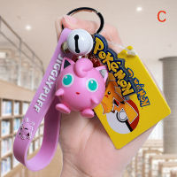 [Walker Lily] COD Pikachu keychain Authentic Pokemon Action FIGURE โปเกมอนพวงกุญแจ Squirtle Psyduck กระเป๋าเป้สะพายหลังจี้รุ่น Car Key CHAIN