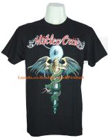 เสื้อวง MOTLEY CRUE มอตลีย์ครู ไซส์ยุโรป เสื้อยืดวงดนตรีร็อค เสื้อร็อค  PTA918 ส่งจากไทย