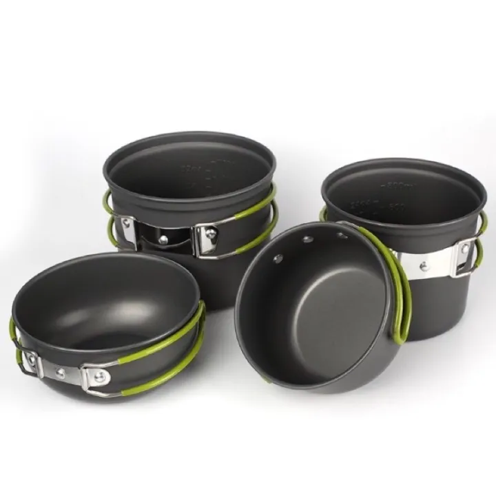 DS201 Camping cookset/ cookware/ cooking set 12 person Lazada PH