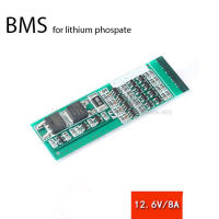 บอร์ดควบคุมป้องกันแบตเตอรี่ลิเธียมฟอสเฟต 4S 12.6 V. 8 AH.  BMS 4S 12.6 v. 8 Ah. For Lithium Iron Phosphate