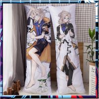 Genshin Impact อะนิเมะ Mat Dakimakura Albedo Kaedehara Kazuha Tartag อะนิเมะเด็กชายกอดหมอน Otaku Waifu ปลอกหมอน