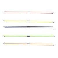 【YF】 2pcs Golf Direction Indicator Alignment Sticks Posture Corrector Training Aid Rods Fiberglass Portable Rod