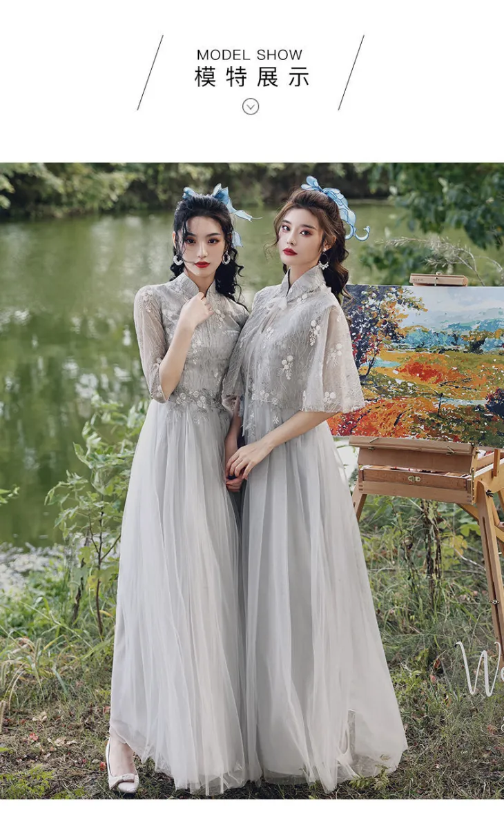 Váy Cưới Trung Quốc ĐầM Dạ HộI 2024 Mùa Xuân Và Mùa Hè Mới Đầm Đầm ...