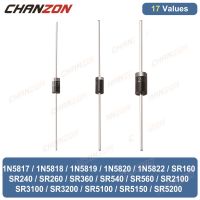 【CC】 17 Values Schottky Rectifier Diode 1N5819 1N5822 1N5817 SR5100 SR3100 SR560 SR5200 1N5818 SR360 SR160 SR540 SR5150 SR240