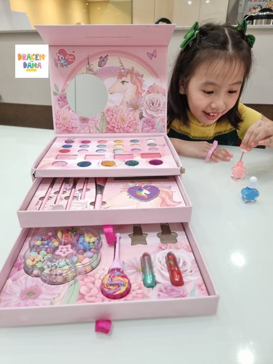 Kids Make Up Vanity Kit with Creative DIY Handmade Beaded Toy  Lazada PH