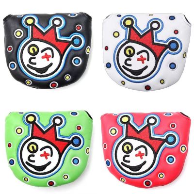 32/5000 Golf putter cover Clown putter cover multi-color semicircle putter cap cover Cameron protector 4 colors optional