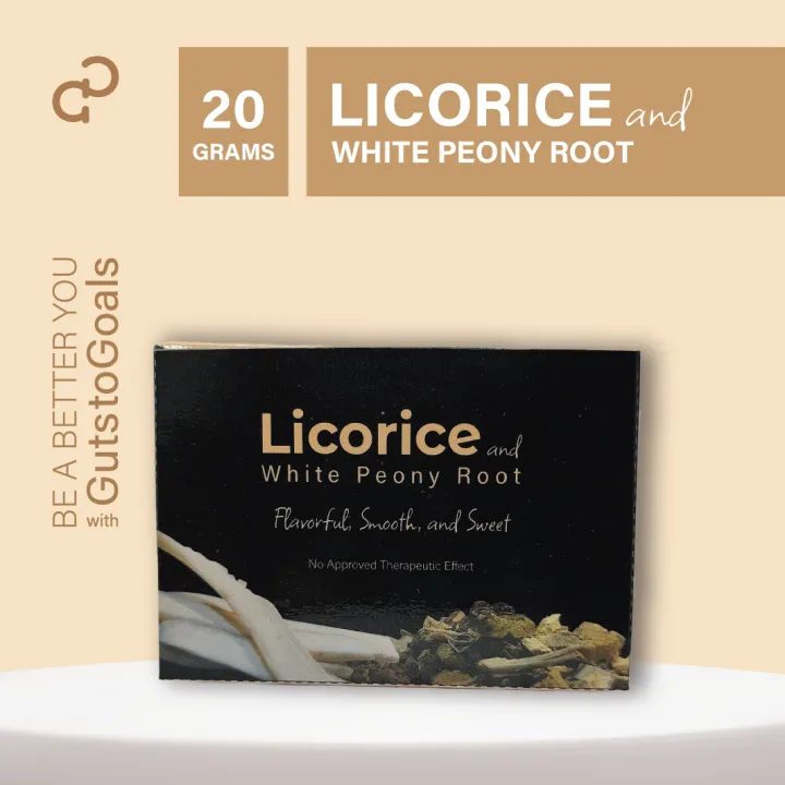 Licorice and White Peony Root Tea 10 teabags per box for PCOS TEA