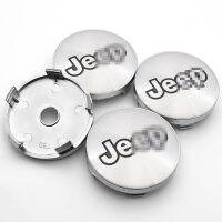 4Pcs 60Mm ศูนย์ล้อรถดุมล้อฝาครอบอัตโนมัติชิ้นส่วนวาล์วสำหรับ Jeep Wrangler แกรนด์เชอโรคีเรนเกดกล้องมองหลังไร้สาย Patriot