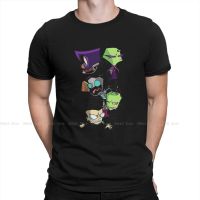 Pile on the Dib  Mens T Shirts Invader Zim Awesome Tees Short Sleeve Round Neck T-Shirt Cotton Summer Tops 4XL 5XL 6XL