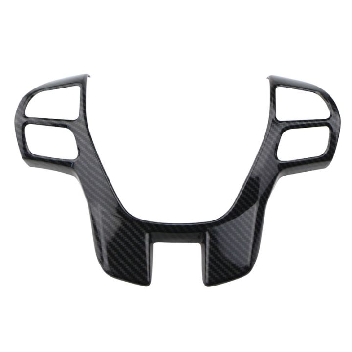 carbon-fiber-steering-wheel-cover-trim-frame-decorator-sticker-car-accessories-for-ford-ranger-everest-endeavour-2015