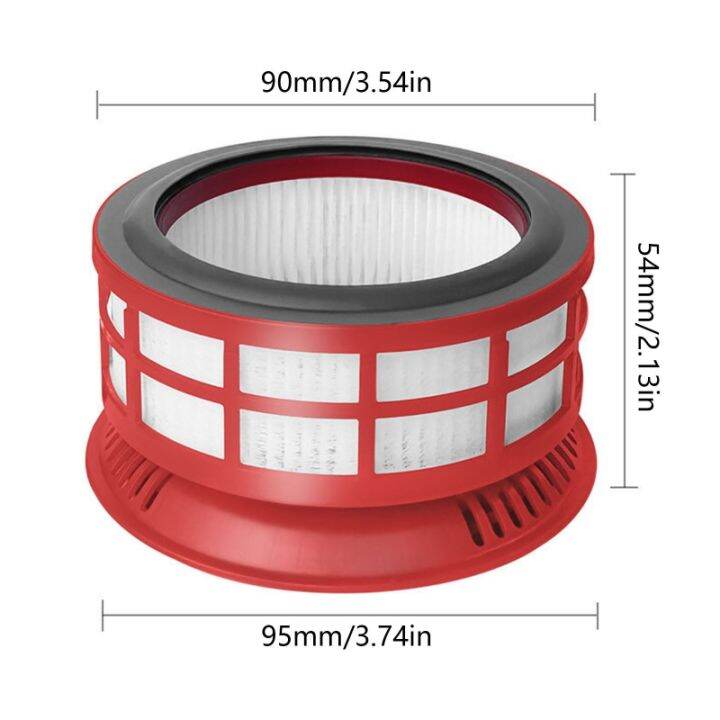 ตัวกรองทดแทนตัวกรองหุ่นยนต์กวาดบ้านตัวกรอง-hepa-หลังสำหรับ-h7-h6อุปกรณ์เสริมเครื่องดูดฝุ่นทนทาน