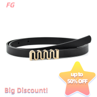 ?【Lowest price】FG เข็มขัดผู้หญิงแฟชั่นใหม่เข็มขัดวินเทจคุณภาพสูงเข็มขัดดีล็อคหัวเข็มขัดสีทองกางเกงยีนส์สเวตเตอร์เข็มขัดรัดเอว